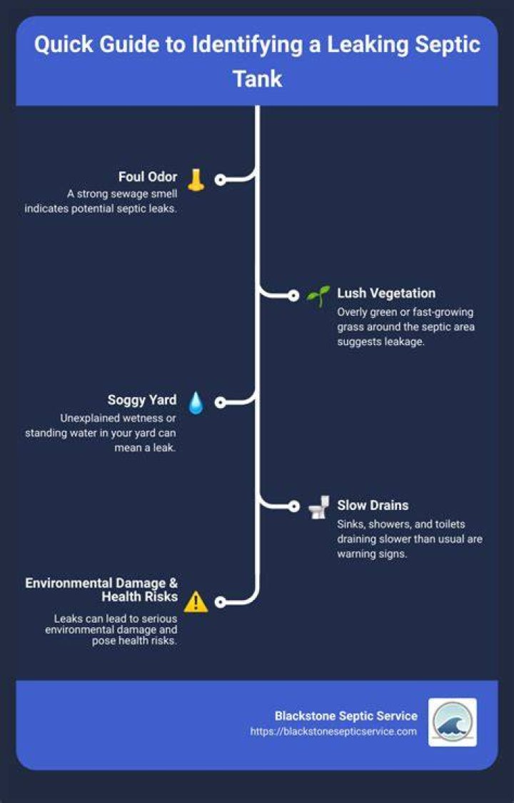 How do you know if your septic pipe is leaking?