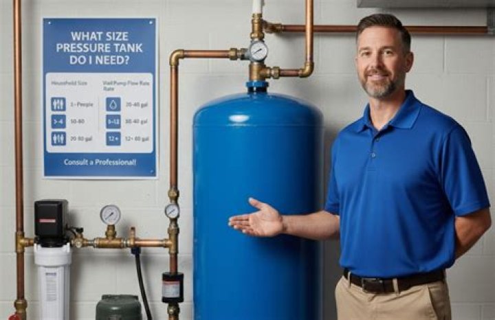 How do you know what size water pressure tank you need?