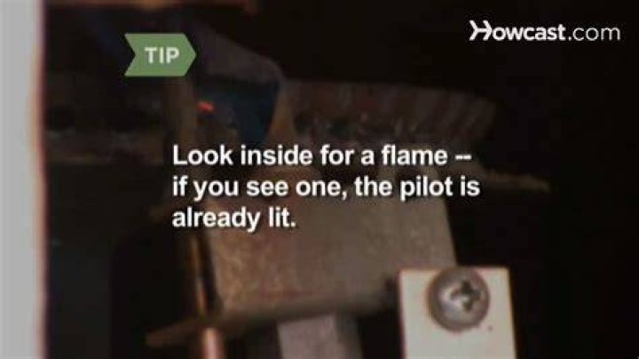 How do you light the pilot light on a Rinnai heater?