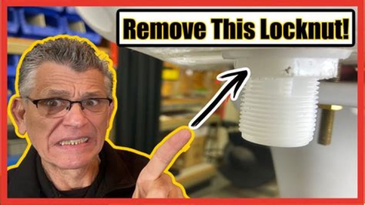 How do you loosen a plastic locking nut?