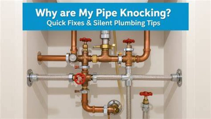 How do you make pipes stop knocking?