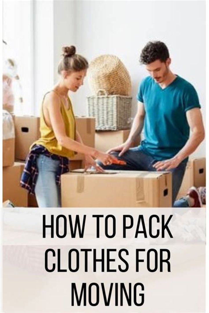 How do you pack clothes when moving out?