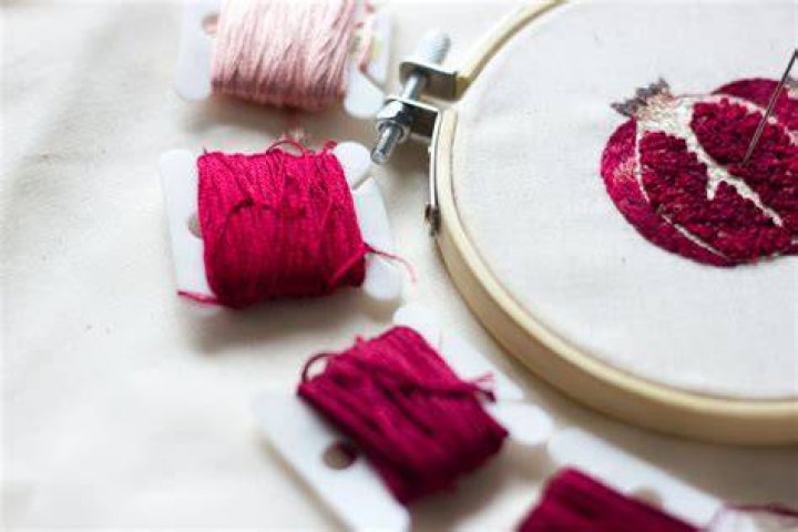How do you protect embroidery when dying clothes?