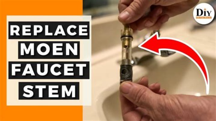 How do you reinstall a Moen faucet cartridge?