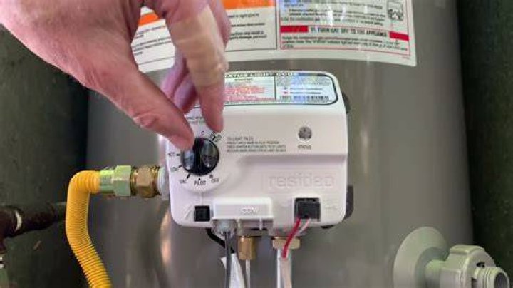 How do you relight a Rheem gas water heater?
