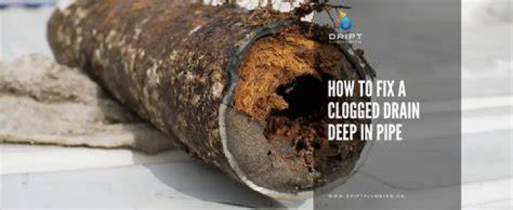 How do you remove a clogged pipe?