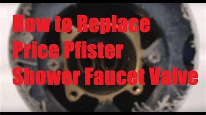 How do you remove a Price Pfister shower valve?
