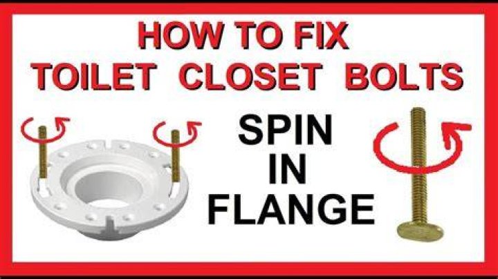 How do you remove a toilet flange screw?