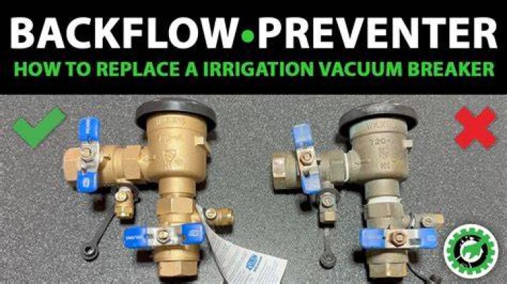 How do you reset a backflow valve?