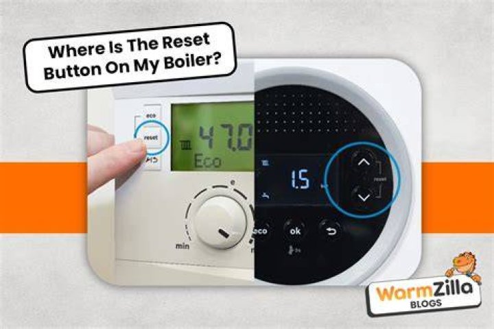 How do you reset a condensing boiler?