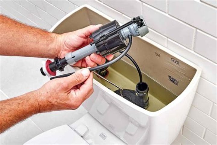 How do you reset a toilet flush?