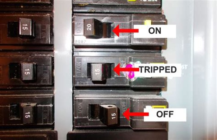 How do you reset a tripped circuit breaker?