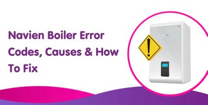 How do you reset Navien error codes?