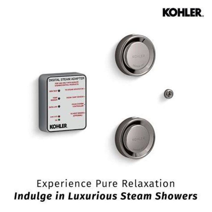 How do you run a clean cycle on a Kohler steam shower?