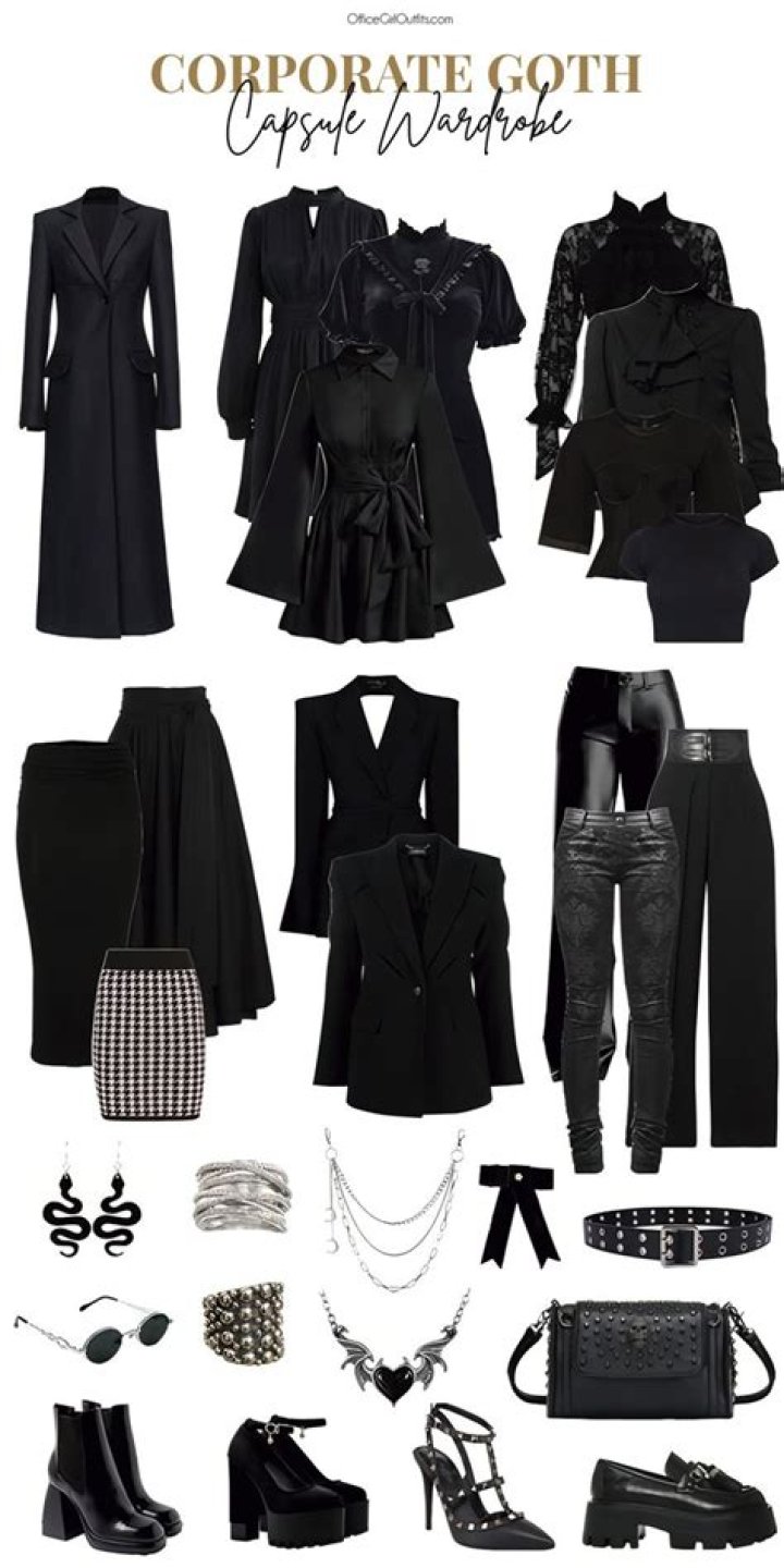 How do you start a goth wardrobe?