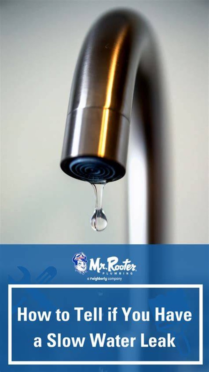 How do you stop a slow water leak?