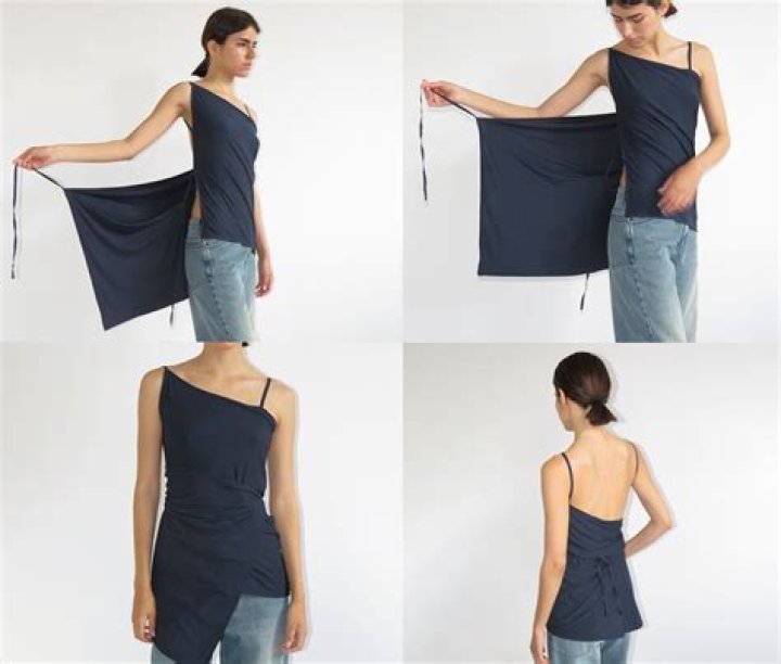How do you tie a wrap top?