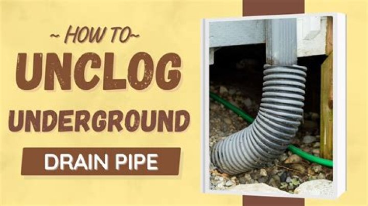 How do you unclog a metal drain pipe?