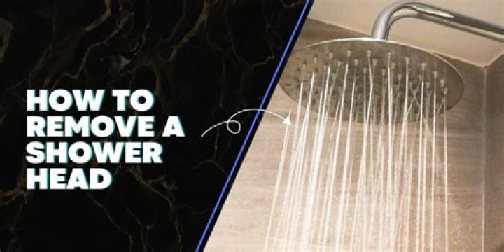 How do you unscrew a shower head without tools?