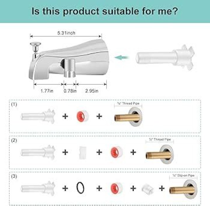 How does a diverter work in a bathtub?