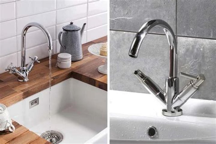 How does a low pressure tap for the kitchen work?