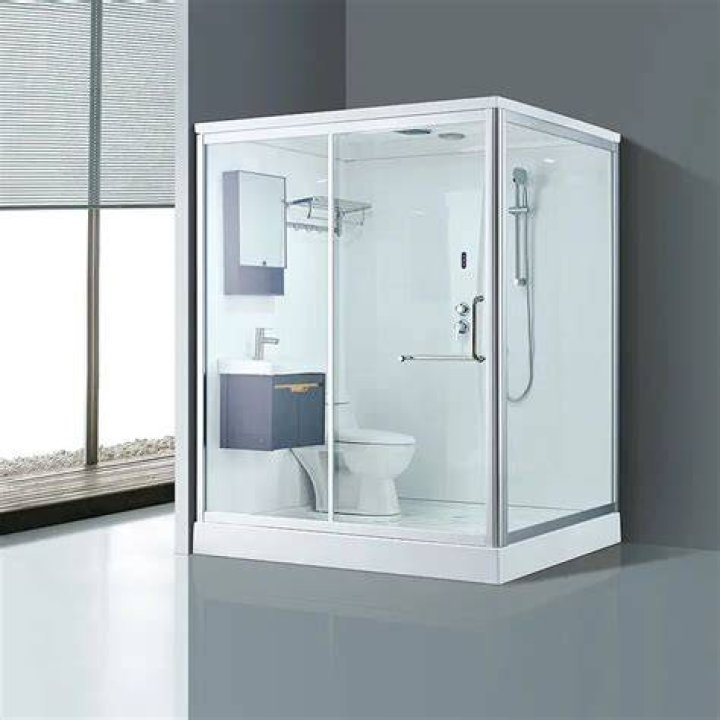 How does a modular shower unit look like?