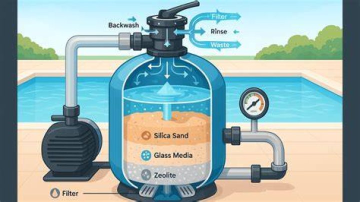 How does a pool filter valve work?