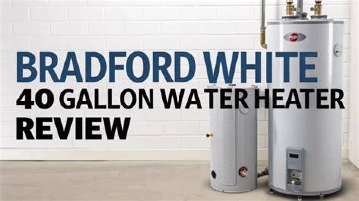 How does Bradford White 40 gallon water heater work?