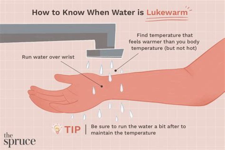 How does lukewarm water cross over to hot water?