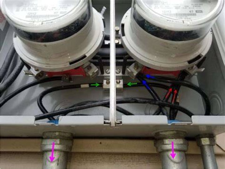 How does one service, one meter feeding two main panels?