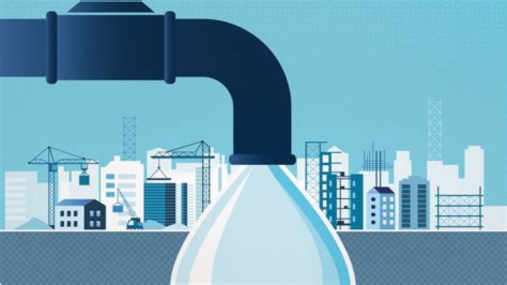 How does the construction of building lead to water scarcity?