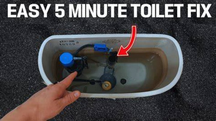 How does the toilet tank fill up after flushing?