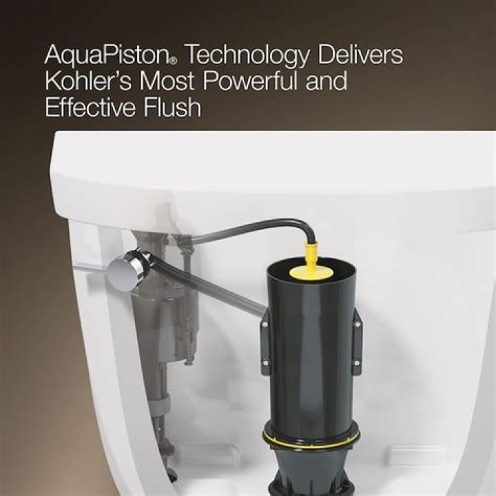 How does the trapway work on a Kohler toilet?
