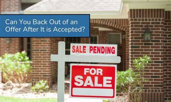 How late can you back out of a home sale?