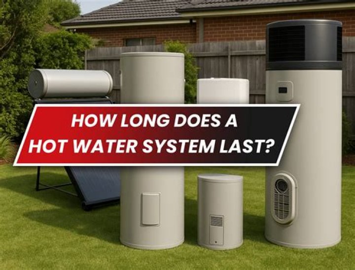How long does a hot water heating system last?