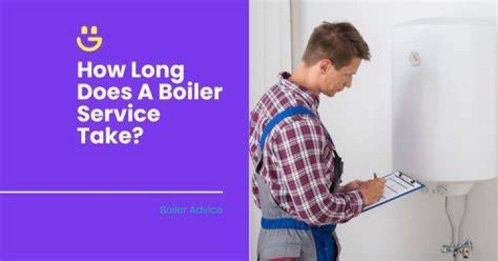 How long does a service take on a boiler?