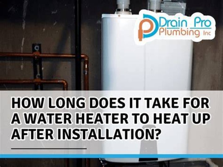 How long does it take for a water heater to heat up after resetting?
