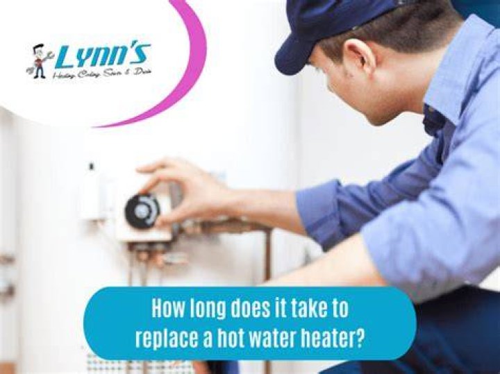 How long does it take to replace a water heater in an apartment?