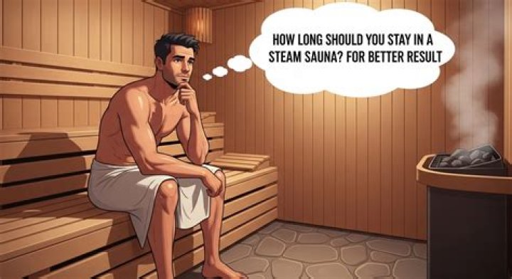 How long should a steam bath last?