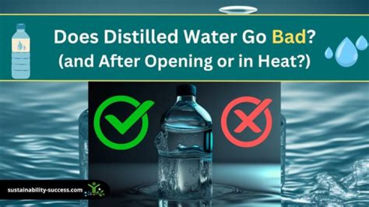 How long until still water goes bad?