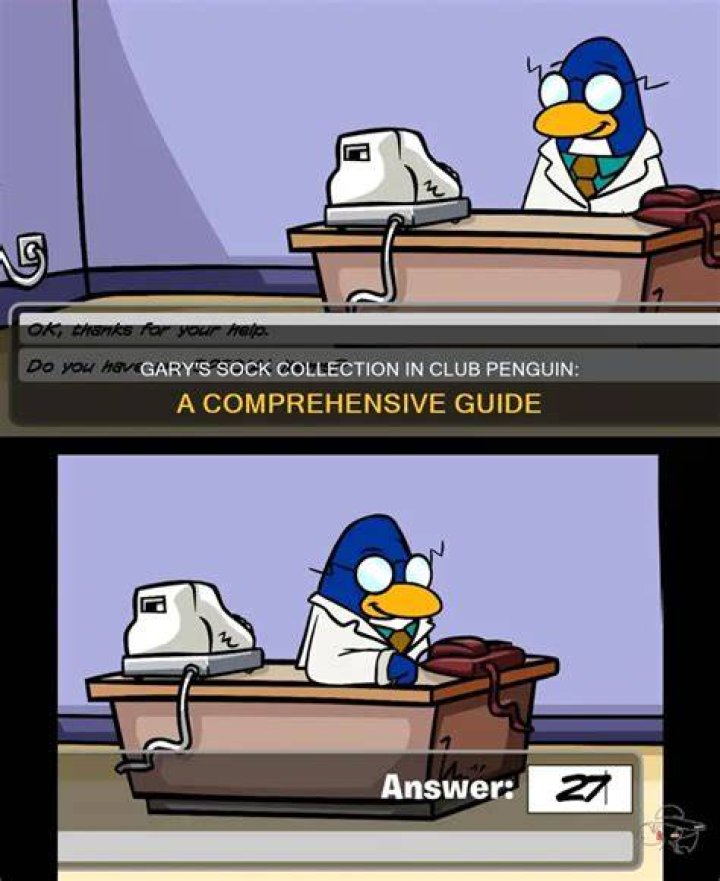 How many pair of socks do I own Club Penguin?