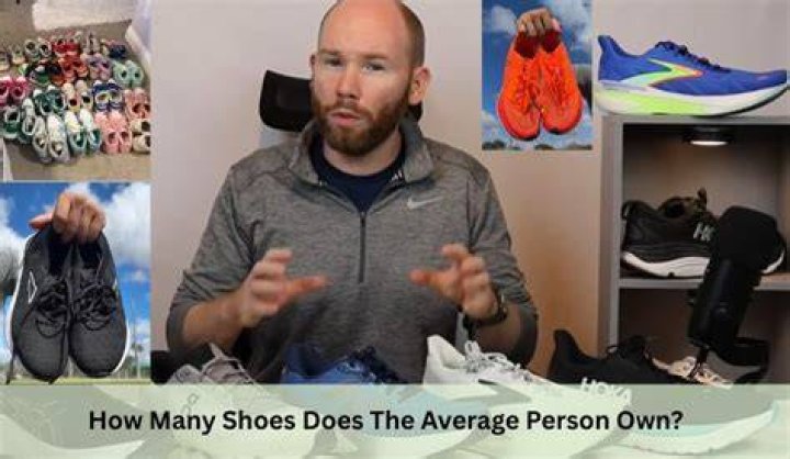 How many shoes does an average person own?