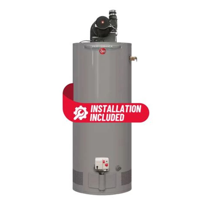 How much does a 50 gallon Rheem hot water tank cost?