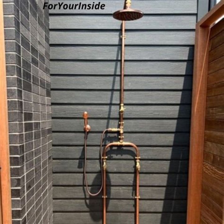 How much does a copper shower set cost?