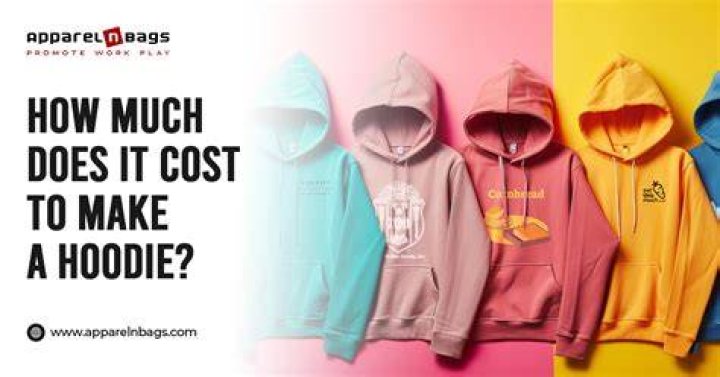 How much does a printed hoodie cost?