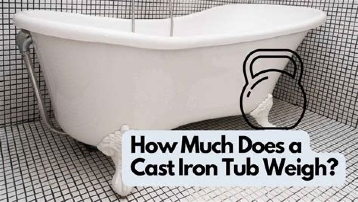 How much does it cost to install a cast iron tub?