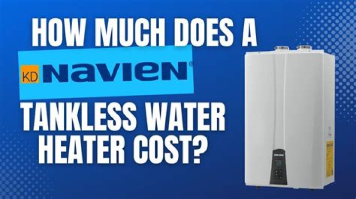 How much does it cost to install a Navien water heater?