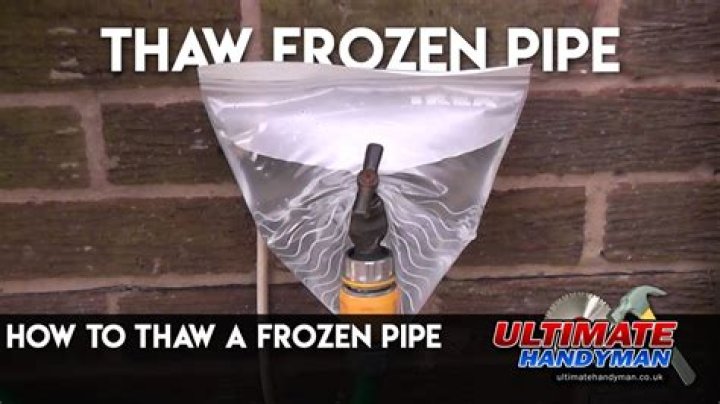 How much does it cost to thaw frozen pipes?