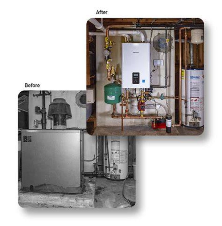 How much is a residential gas boiler?