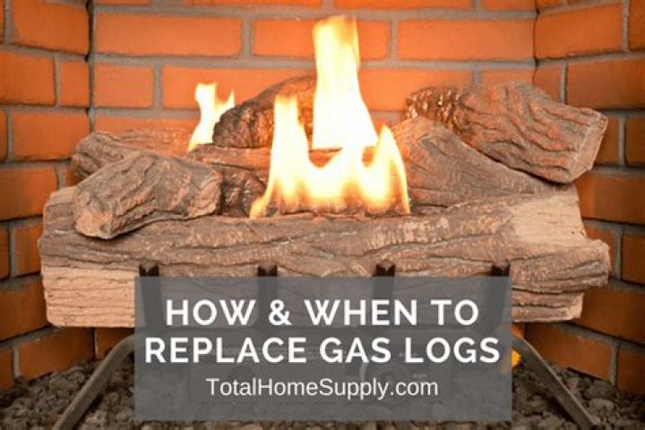 How often should you replace ceramic fireplace logs?